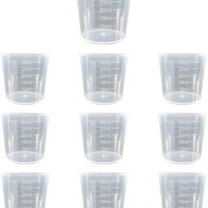 Set of 10 Reusable Medicine Cups