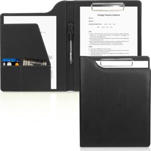 Azonee A4 Leather Clipboard Folder
