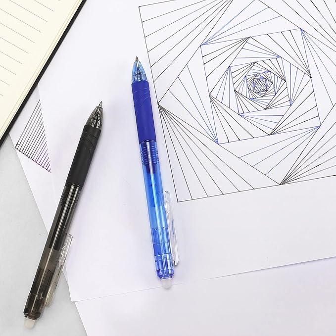 Purfex 6pcs Erasable Gel Pens Set - الصورة 2