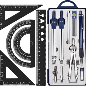 Professional 14pcs Geometry Set